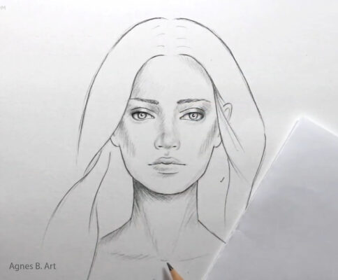 How To Draw A Realistic Face Agnes B Art Those of you who read part 1 of this article will recall that we're in the middle of converting a photographic portrait into a credible facsimile of a professionally rendered line drawing. how to draw a realistic face agnes b art